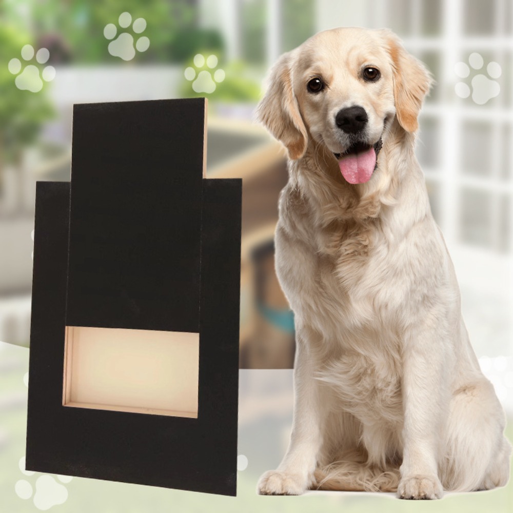 Woodworking Magazine - Hölzernes Kratzbrett für Hunde, ausziehbar, verschleißfest,