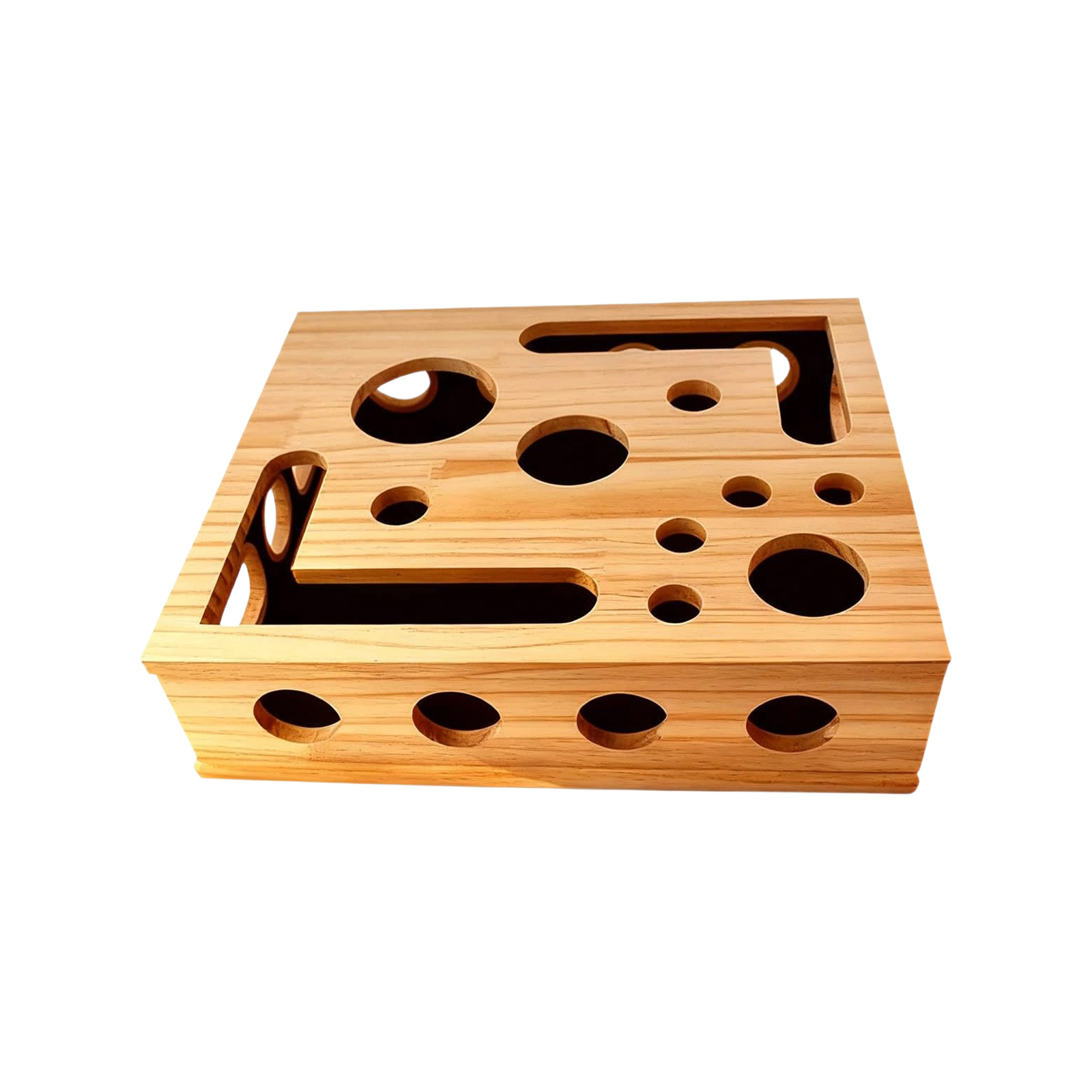 Woodworking Magazine - Katzen-Nagelfeilen-Aktivierungsbox: Holzpuzzle-Spender für Katzen – Kratz-