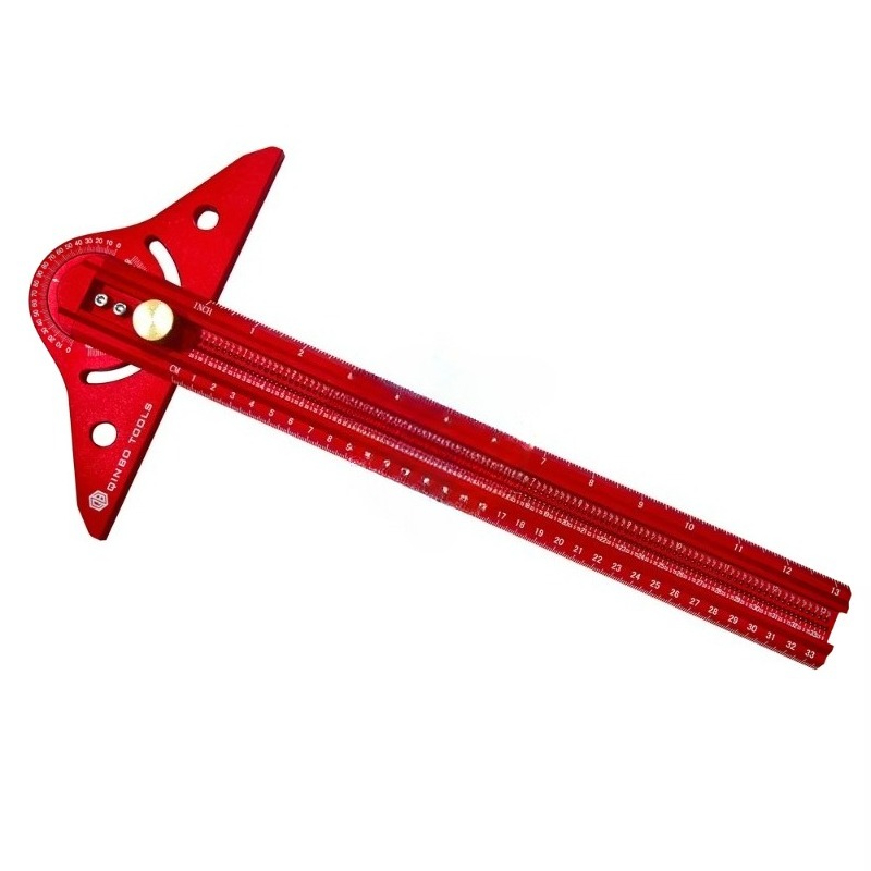 Woodworking Tool - 13 Zoll Hochleistungs-Winkelmesser aus Aluminiumlegierung, Verstellbarer