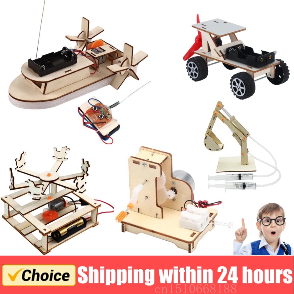 Woodworking Kids Toys - DIY Boot Modell Wissenschaft Spielzeug Kinder