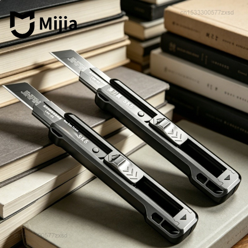 Woodworking Wallpaper - Mijia Hochleistungs-Universalmesser, großes, verdicktes Tapetenmesser, Abbrechmesser,