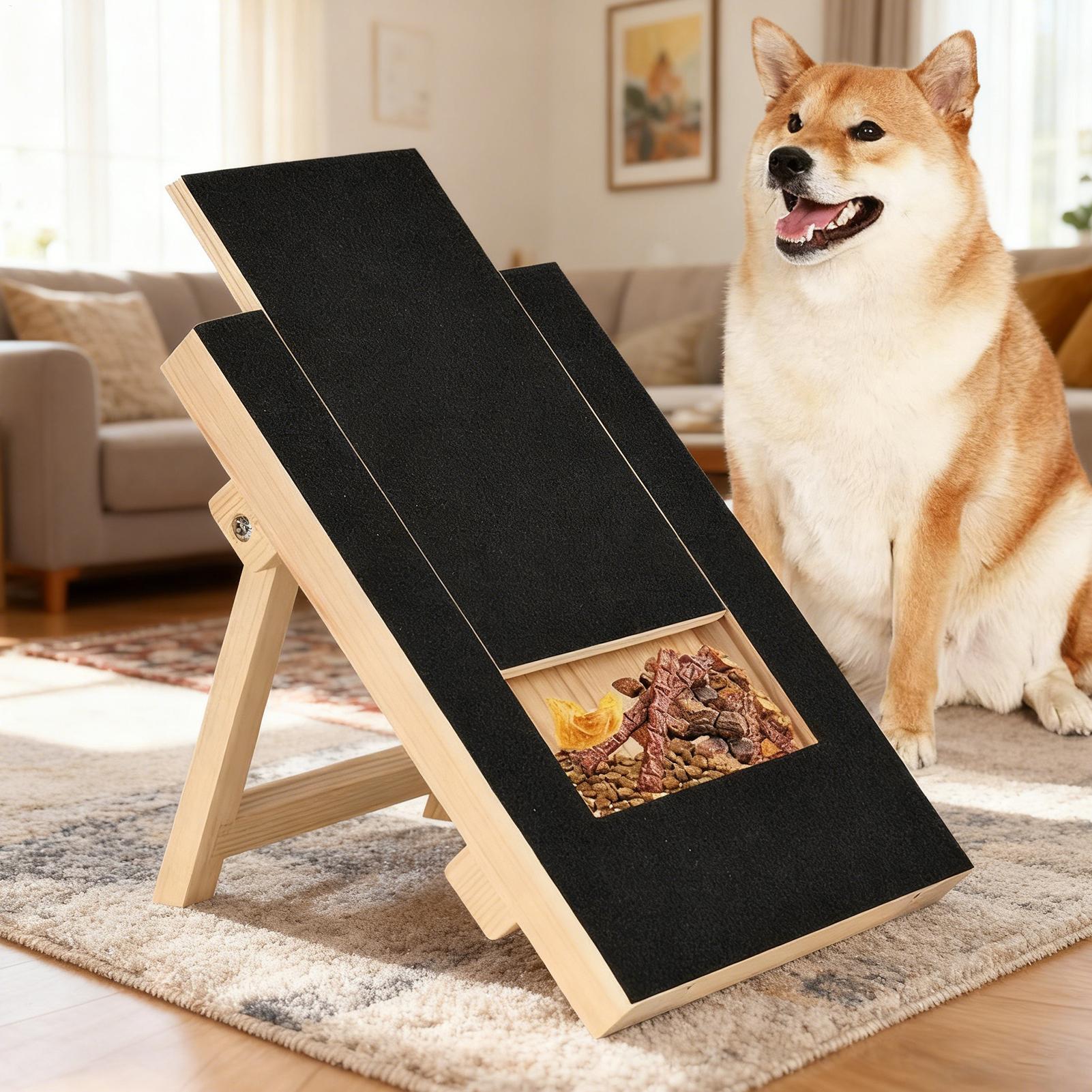 Woodworking Magazine - Hölzernes Kratzbrett für Hunde mit Integrierter