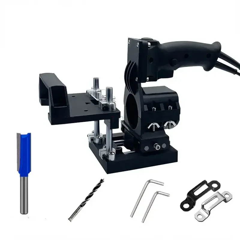 Woodworking Manufacturing - Professionelle Holzbearbeitungs-Schlitzmaschine, tragbar, 2-in-1, kleine Schlitzrahmenform,