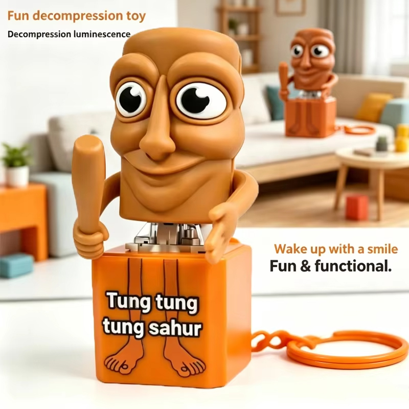 Woodworking Kids Toys - Neuer Tung Tung Tung Sahur Schlüsselanhänger