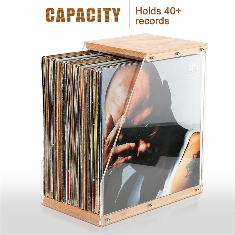 Woodworking Magazine - Holz Plattenständer Desktop Ornament Transparent Vinyl