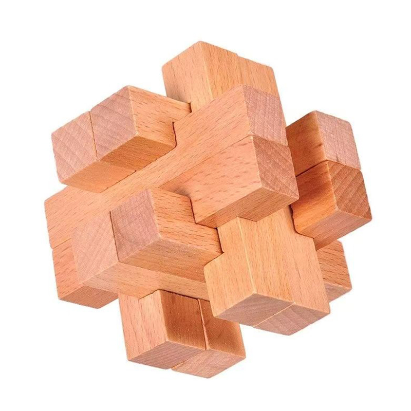 Woodworking Kids Toys - Hölzerner Denkaufgabe für Erwachsene und Kinder