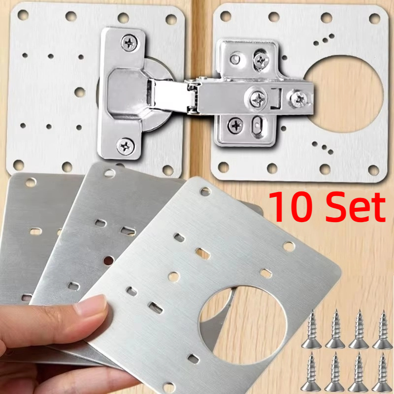 Cabinet Scraper Set - Edelstahl Schrank Tür Scharnier Reparatur Platte