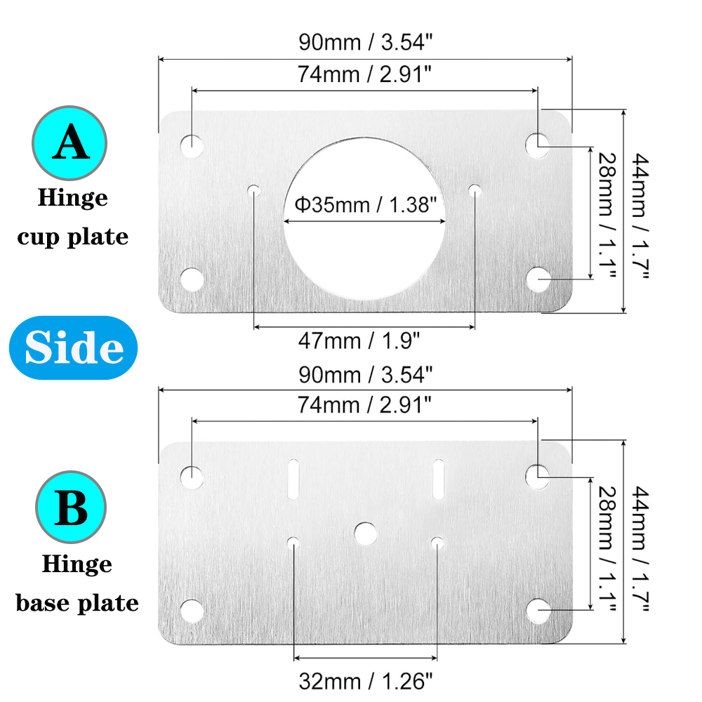 4/8/12-teiliges Scharnier-Set, – Cabinet Scraper Set Bewertung und Preis