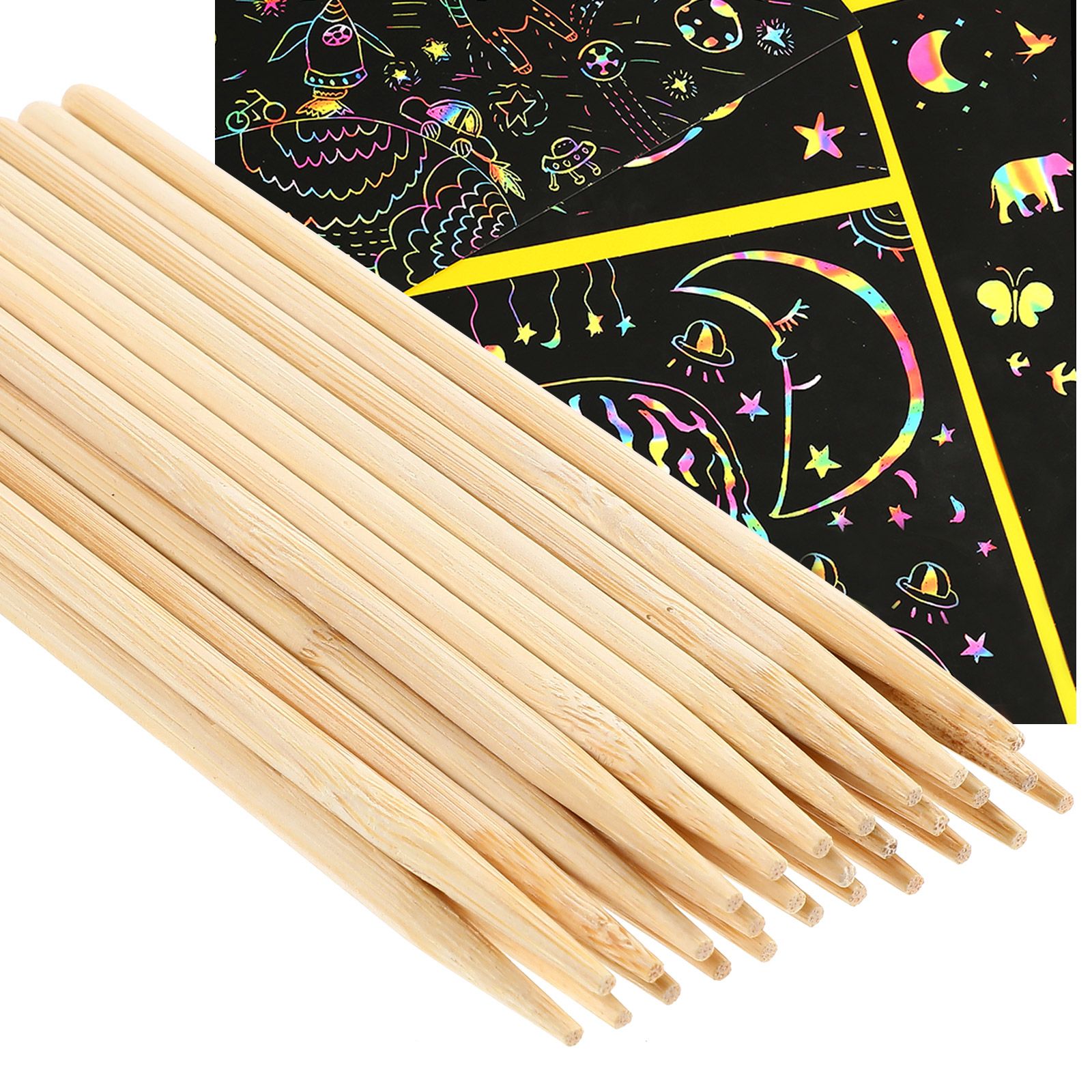 30 Stück Holz-Kratzmalerei-Bam – Woodworking Kids Toys Bewertung und Preis