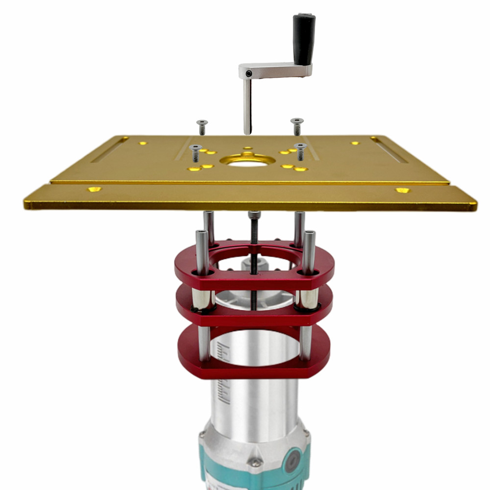 Aluminium-Fräserlift-Kit mit E – Woodworking Videos Bewertung und Preis