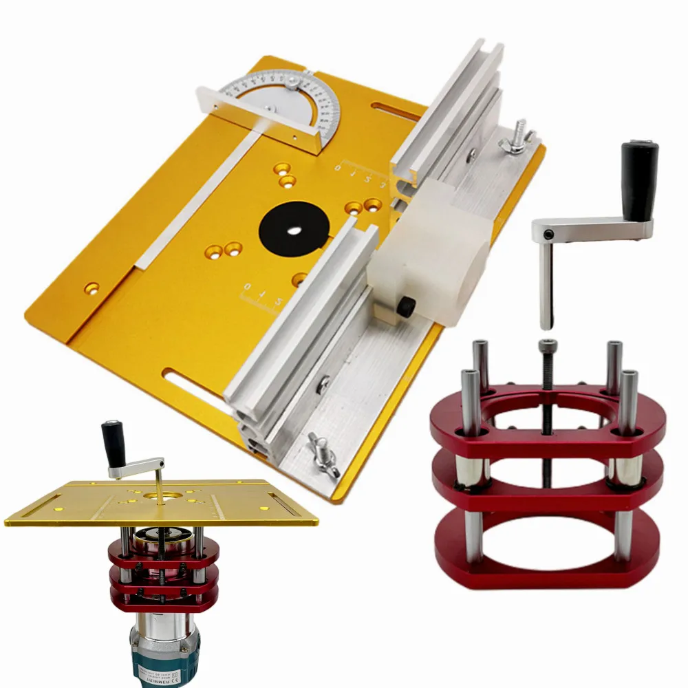 Aluminium-Fräserlift-Kit mit E – Woodworking Videos Bewertung und Preis