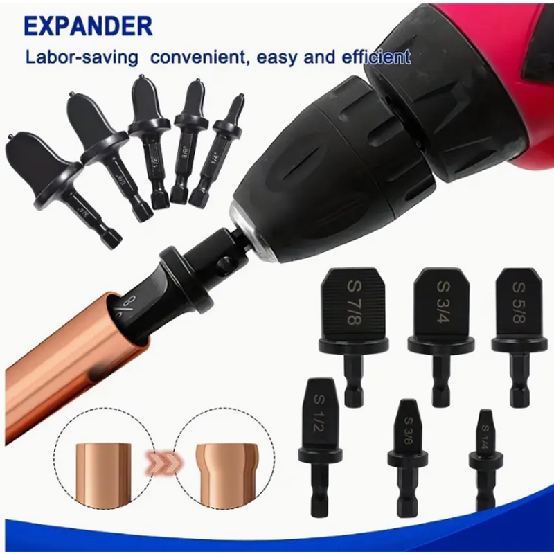 6pc Kupfer Rohr Loch Expander  – Woodworking Videos Bewertung und Preis