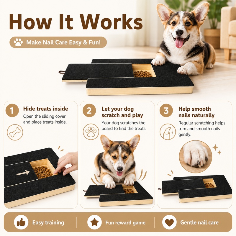 Hölzernes Hunde-Kratzbrett mit – Woodworking Magazine Bewertung und Preis