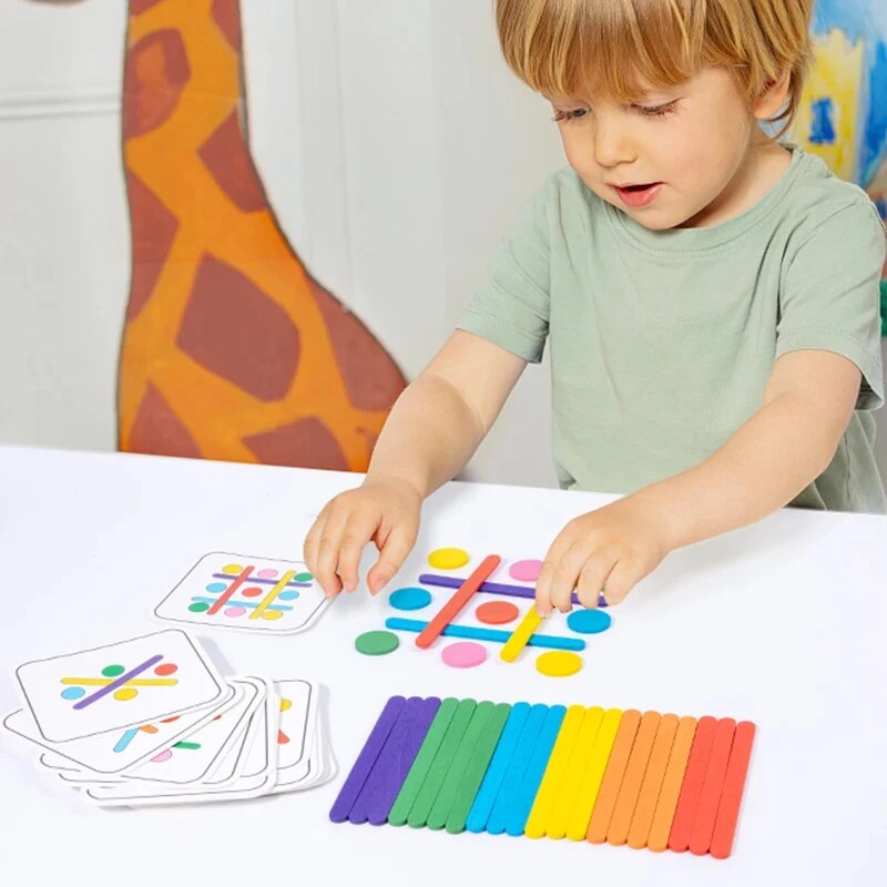 Kinder Regenbogen Stick Denken – Woodworking Kids Toys Bewertung und Preis
