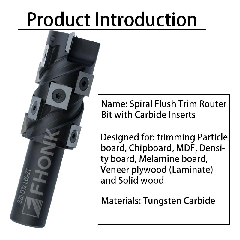 20 mm Schaft, bündiger Fräser, – Woodworking Tool Bewertung und Preis