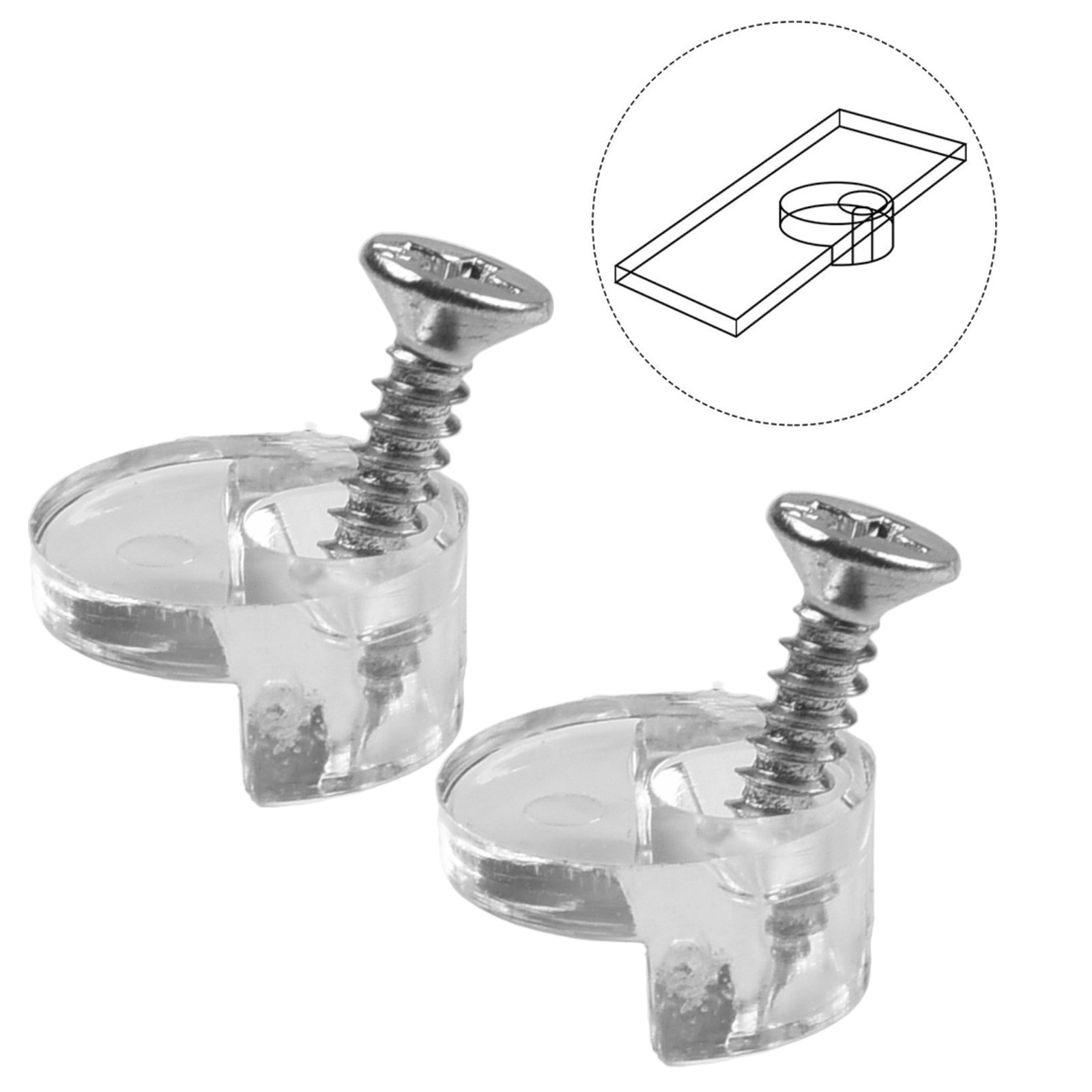 20er-Set Glashalter-Clips-Kit, – Cabinet Scraper Set Bewertung und Preis
