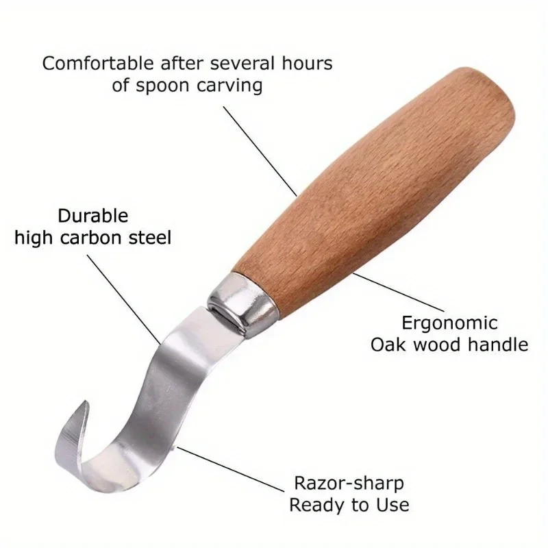 Holzschnitzmesser, Hakenmesser – Woodworking Manufacturing Bewertung und Preis