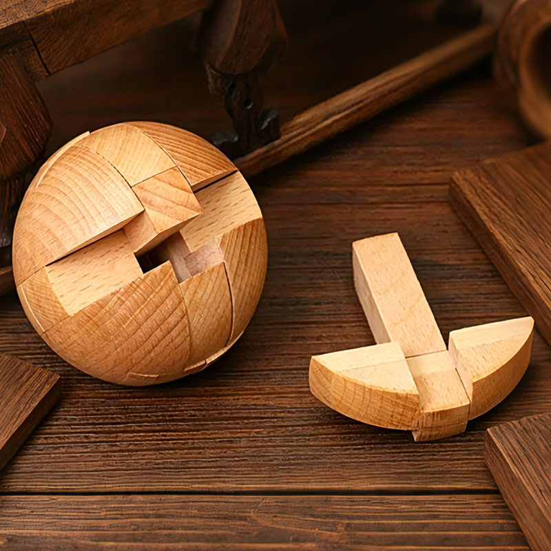 Klassisches Holzpuzzle-Ball Ma – Woodworking Kids Toys Bewertung und Preis