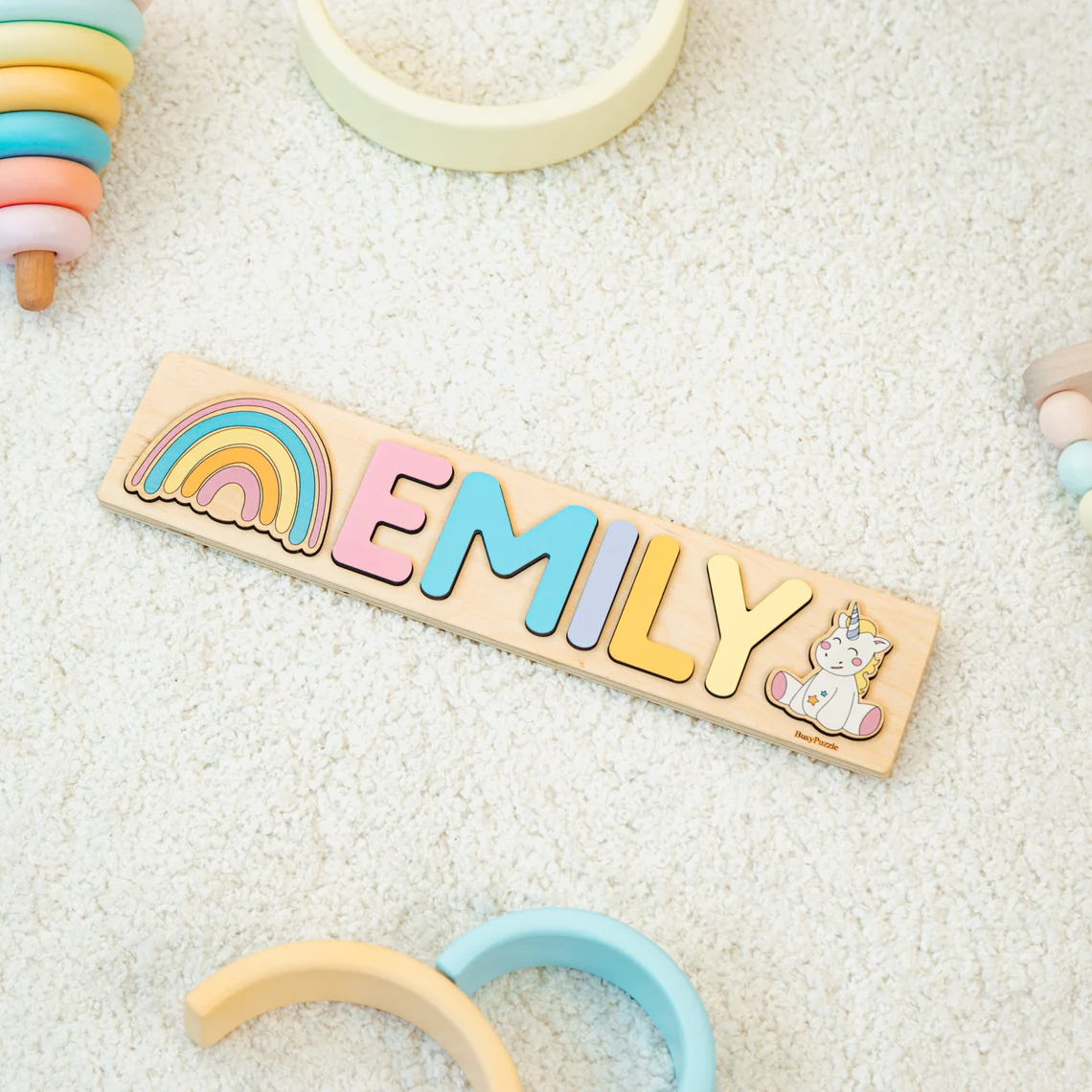 Personalisiertes Namenspuzzle  – Woodworking Kids Toys Bewertung und Preis
