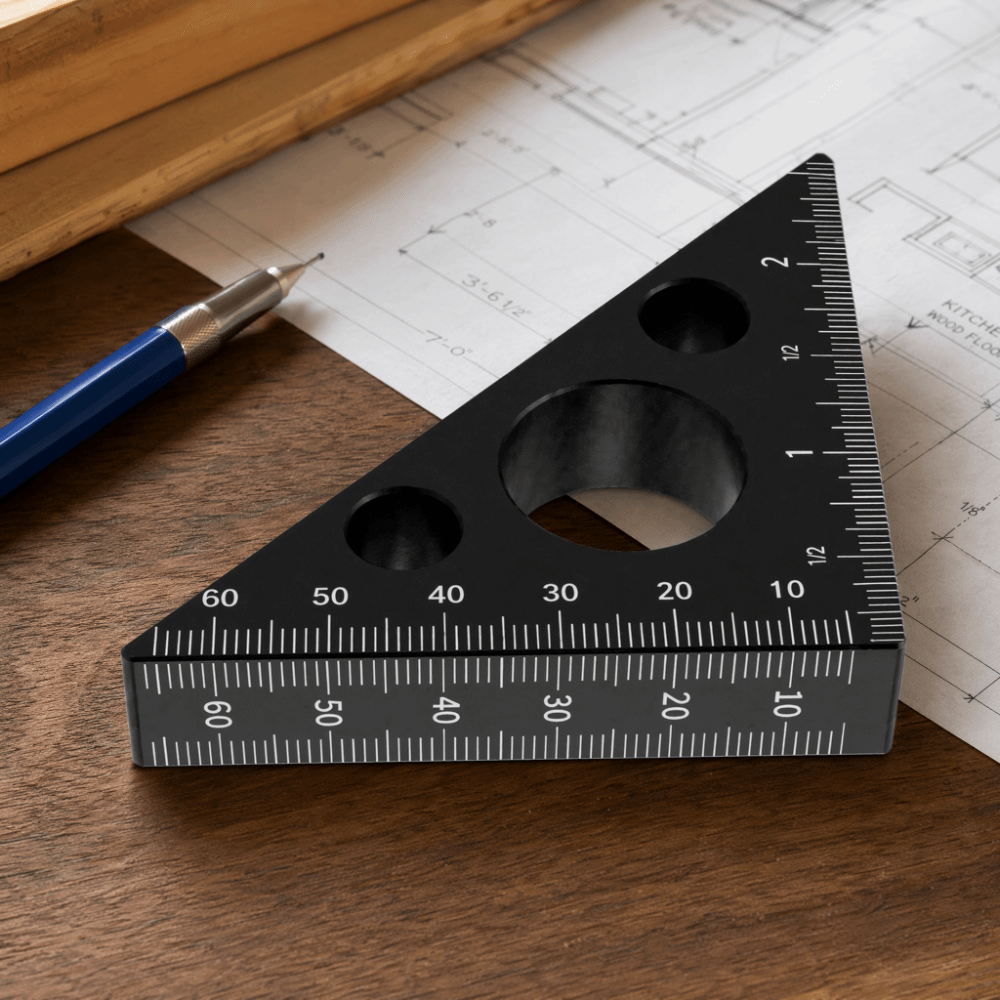 Aluminium-Dreiecklineal mit Ve – Woodworking Workshop Layout Bewertung und Preis