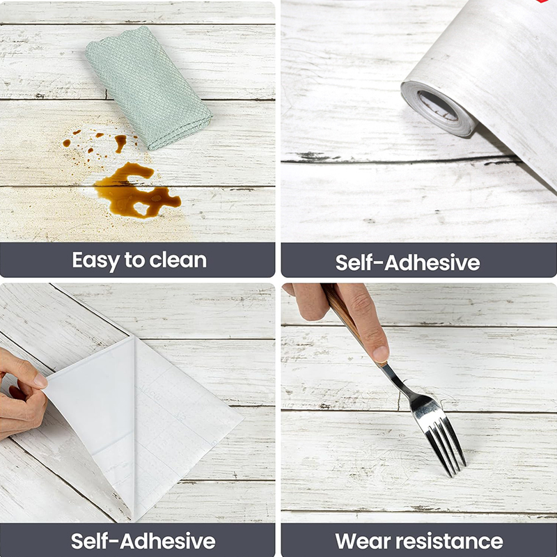 Elfenbein weiß Retro Imitation – Woodworking Wallpaper Bewertung und Preis