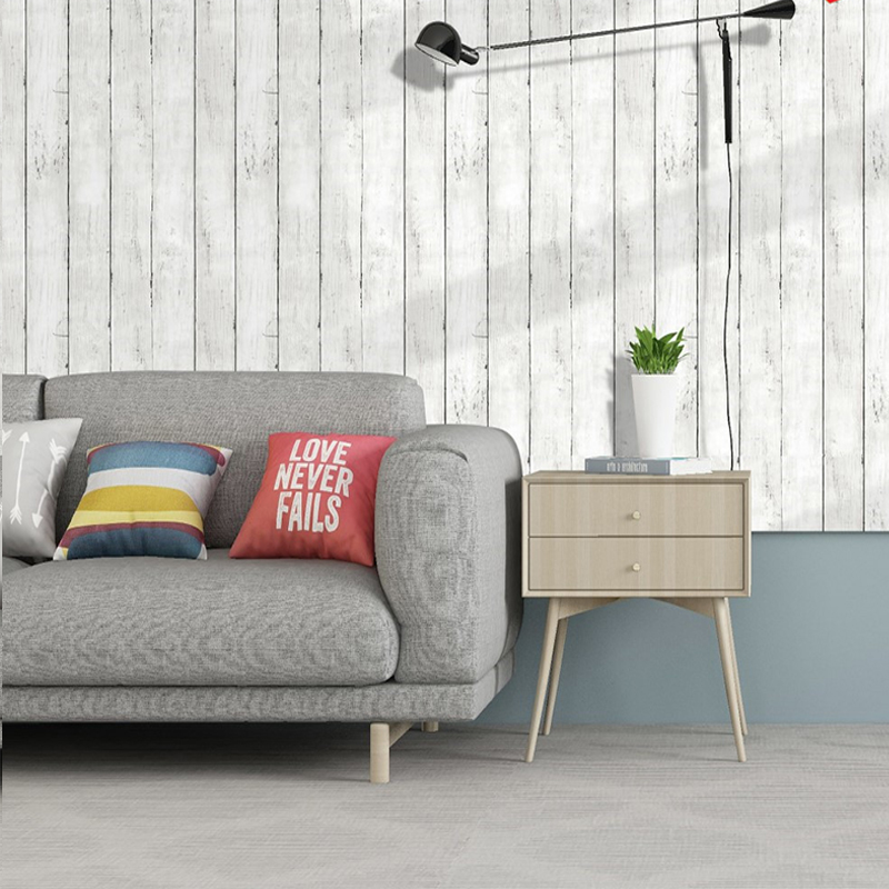 Elfenbein weiß Retro Imitation – Woodworking Wallpaper Bewertung und Preis